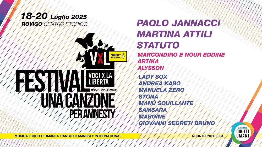 28ª EDIZIONE DI VOCI PER LA LIBERTÀ