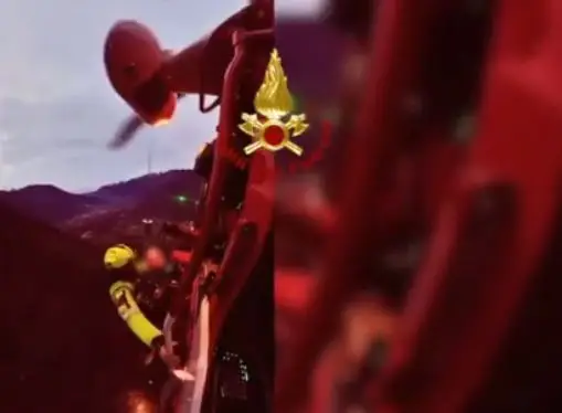 Montorfano Verbania Cusio Ossola quattro escursionisti recuperati con a volo con il verricello