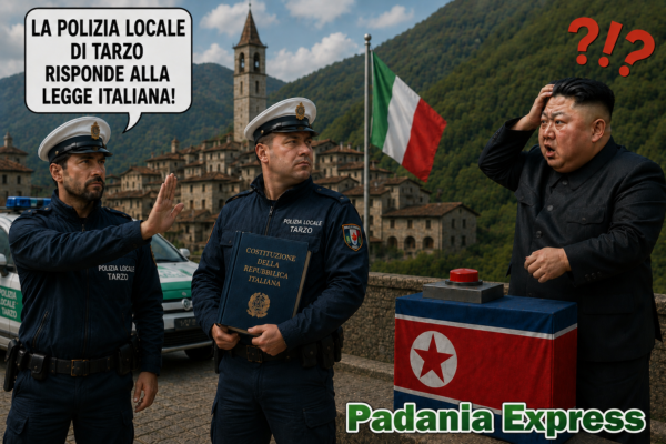 La Polizia municipale di Tarzo non è quella della Corea del Nord. Il Pd di Vittorio Veneto in pensiero