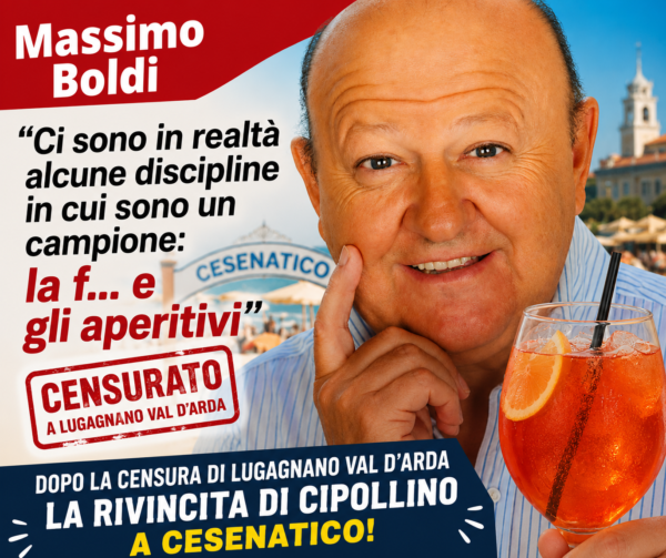 Boldi “reo” di essere attratto dalle donne, dopo la censura di Lugagnano rivincita a Cesenatico