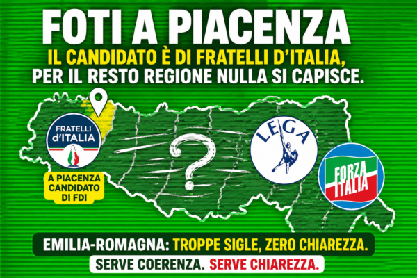 Il centro destra in Emilia diviso, risposta “piacentina” di Foti