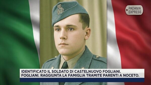 La piastrina del soldato di Castelnuovo Fogliani (Piacenza), la famiglia rintracciata tramite i parenti di Noceto (Parma)