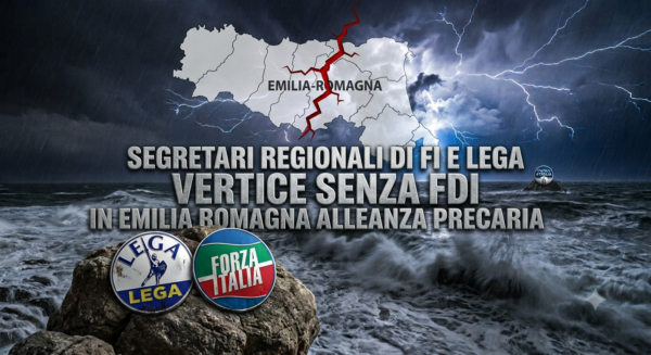 I segretari regionali di Fi e Lega, vertice senza Fdi, in Emilia Romagna alleanza precaria