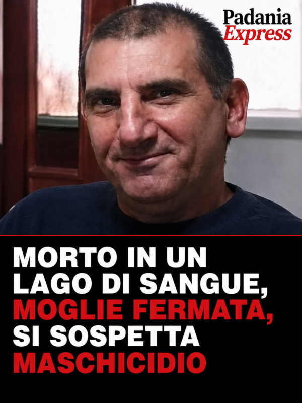Morto in un lago di sangue, moglie fermata, si sospetta maschicidio