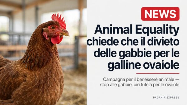 Animal Equality chiede che il divieto delle gabbie per le galline ovaiole
